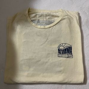 patagonia cream shirt
